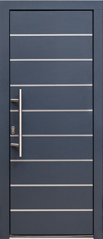 Uși exterioare PVC Elegant 76 Premium